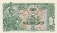 Albania, 100 Leke, 1957, UNC, p30a
