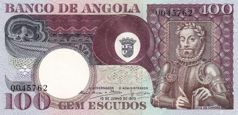 Angola, 100 Escudos, 1973, UNC, p106