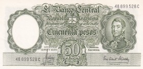 Argentina, 50 Pesos, 1958/1968, UNC, p271