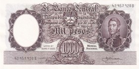 Argentina, 1.000 Pesos, 1954/1964, UNC, p274