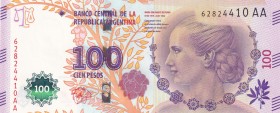 Argentina, 100 Pesos, 2016, UNC, p358c
Eva Peron