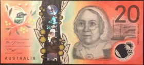 Australia, 20 Dollars, 2019, UNC, pNew
Polymer plastics banknote