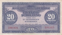 Austria, 20 Schilling, 1944, XF(+), p107
There is a print mark on the obverse.