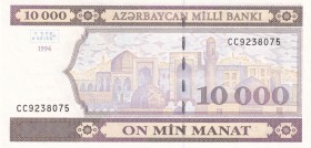 Azerbaijan, 10.000 Manat, 1994, UNC, p21