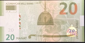 Azerbaijan, 20 Manat, 2005, UNC, p28