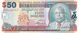 Barbados, 50 Dollars, 2012, UNC, p70c