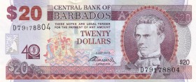 Barbados, 20 Dollars, 2012, UNC, p72
There is a deck. Commemorative banknote.