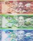 Barbados, 2-5-10 Dollars, 2017, UNC, pNew, (Total 3 banknotes)
There is a deck.