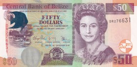 Belize, 50 Dollars, 2016, UNC, p70f
Queen Elizabeth II. Potrait