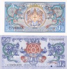 Bhutan, 1 Ngultrum, 1986; 2006, UNC, p12a; p27a, (Total 2 banknotes)