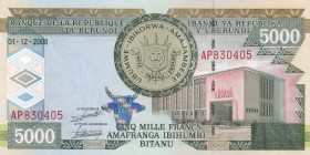 Burundi, 5.000 Francs, 2008, UNC, p48a