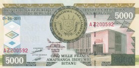 Burundi, 5.000 Francs, 2011, UNC, p48b