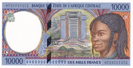 Central African States, 10.000 Francs, 1994/1999, AUNC, p105C
'C'' Congo