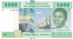 Central African States, 5.000 Francs, 2002, UNC, p509F
"N" Equatorial Guinea