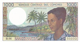 Comoros, 1.000 Francs, 1994, UNC, p11b