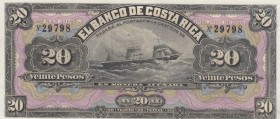 Costa Rica, 20 Pesos, 1899, UNC, pS165