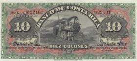 Costa Rica, 10 Colones, 1901/1905, UNC, pS174