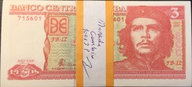 Cuba, 3 Pesos, 2005, UNC, p127b, BUNDLE
Commemorative banknote