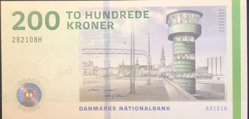 Denmark, 200 Kroner, 2010, UNC, p62a