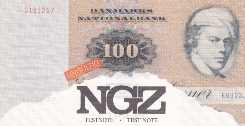 Denmark, 100 Kroner, UNC,
Test note