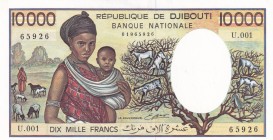 Djibouti, 10.000 Francs, 1984, UNC, p39b