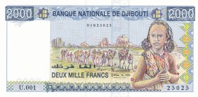 Djibouti, 2.000 Francs, 2005, UNC, p43