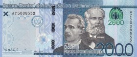 Dominican Republic, 2.000 Pesos Dominicanos, 2014, UNC, p194