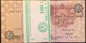 Egypt, 1 Pound, 2006, UNC, p50j, BUNDLE