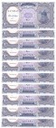 Egypt, 10 Piastres, 1997/1998, UNC, p187, (Total 10 consecutive banknotes)