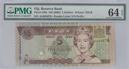 Fiji, 5 Dollars, 2002, UNC, p105b
PMG 64 EPQ