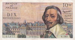 France, 10 Nouveaux Francs, 1961, VF, p142a