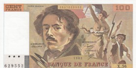 France, 100 Francs, 1982, XF(+), p154b
