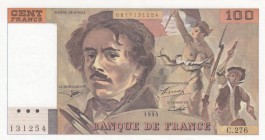 France, 100 Francs, 1995, AUNC, p154h
Banqve De France