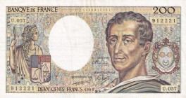 France, 200 Francs, 1988, VF, p155c