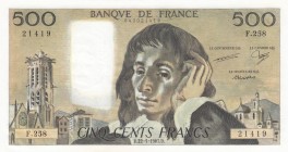 France, 500 Francs, 1987, UNC, p156f
Banqve De France
