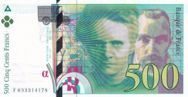 France, 500 Francs, 1995, UNC, p160a
Rare