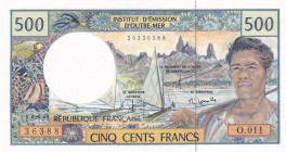 French Pacific Territories, 500 Francs, 1992, UNC, p1g