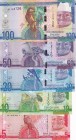 Gambia, 5-10-20-50-100 Dalasis, 2015, UNC, p31; p32; p33; p34; p35, (Total 5 banknotes)