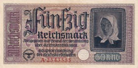 Germany, 50 Reichsmark, 1940/1945, XF, pR140
Banknote used in Nazi Germany.