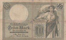 Germany, 10 Mark, 1906, FINE, p9
There are openings.