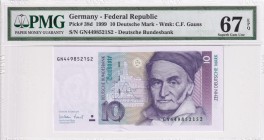 Germany, 10 Deutsche Mark, 1999, UNC, p38d
PMG 67 EPQ