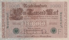 Germany, 1.000 Mark, 1910, VF, p45