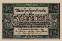 Germany, 10 Mark, 1920, UNC, p67a
Reichsbanknote