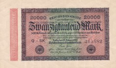 Germany, 20.000 Mark, 1923, XF, p85
