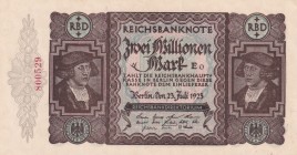 Germany, 2 Millionen Mark, 1923, UNC, p89a