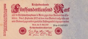 Germany, 500.000 Mark, 1923, XF, p92