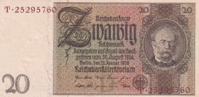 Germany, 20 Reichsmark, 1929, XF, p181a