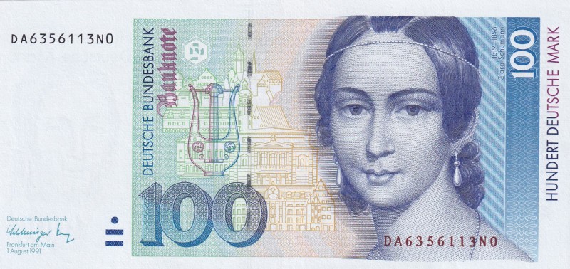 Germany - Federal Republic, 100 Deutsche Mark, 1991, XF, p41b