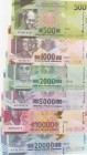 Guinea, 500-1.000-2.000-5.000-10.000-20.000 Francs, UNC, (Total 6 banknotes)
500 Francs, 2018; 1.000 Francs, 2017; 2.000 Francs, 2018; 5.000 Francs, ...