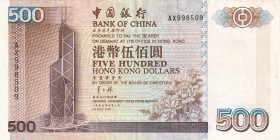 Hong Kong, 500 Dollars, 1997, XF, p332d
Bank of China